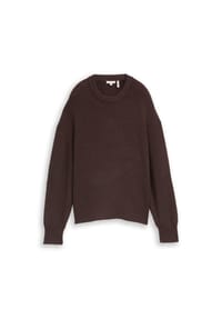 TOM TAILOR - Pullover, Rippbündchen, für Damen - 28343 JAV BROW MEL