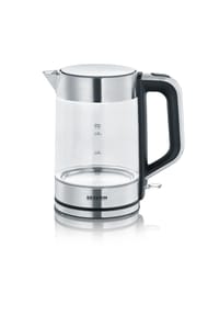 SEVERIN - Wasserkocher WK 3420, 2200 Watt, 1,7 Liter  - SILBER/SCHWARZ