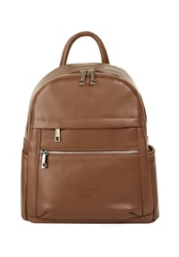 Samantha Look - Rucksack Echt Leder, Made In Italy - blau