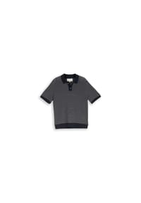 TOM TAILOR - Poloshirt, strukturiert, für Herren - 39725 NAVY OFFWHIT