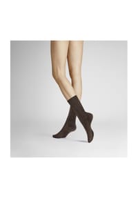 Hudson - Winter Plait Socken, Zopfstrick-Design, für Damen - 0005 BLACK