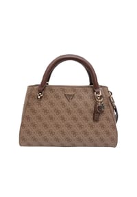 GUESS NOELLE - Henkeltasche, Kunstleder, Reißverschluss, für Damen - COAL LOGO