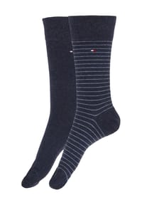 TOMMY HILFIGER - Classic Socken, 2er-Pack, Rippbündchen, für Herren - 043 LIGHT BLUE MELANGE