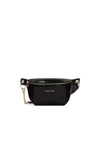 KAZAR STUDIO - Gürteltasche aus Lackleder - Schwarz