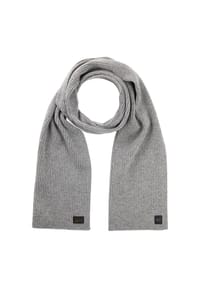 camel active - Strickschal aus reiner Lammwolle - Dunkelbraun