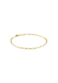 Thomas Sabo - Charm-Armband Paperclip - braun, schwarz