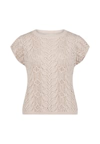 CARTOON - Strickpullover, Kurzarm, für Damen - 9103 SILKY BEIGE