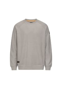 camel active - Frottee Sweatshirt mit weichem Innenmaterial - Grau