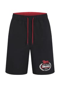 LONSDALE™ - Herren Beachshorts normale Passform VENTNOR - Black/Red/White