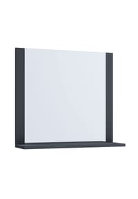 VCM. - Badspiegel rahmenlos | Wandspiegel | schlankes Design | Maße ca. H. 55 x B. 60 x T. 17 cm | Wandspiegel – Lendas - Anthrazit