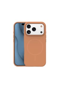 COFI - TFO Silicone Thin Mag kompatibel mit Apple iPhone 14 Karamell - Transparent