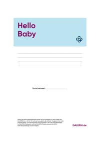 PDF-Giftcard HELLO BABY - undefined - 