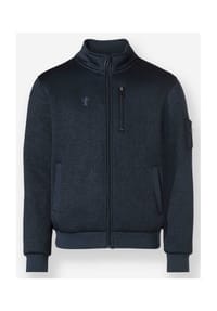 Witt - Strickfleece-Jacke - hellgrau-meliert