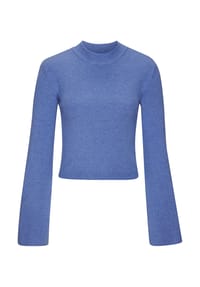 COPENHAGEN STUDIOS - Sweatshirt Loungewear, Stehkragen, für Damen - 26590 WHISPER WHIT