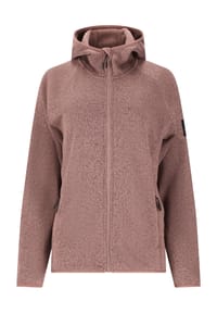 WHISTLER - Fleecejacke Wolven mit gebürsteter Innenseite - 1005 Light Grey Melange