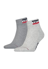 Levi's® - Base Sneakersocken, 2er-Pack, Rippbündchen, für Herren - *003  WHITE / WHIT