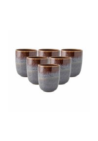 like. by Villeroy & Boch Becher ohne Henkel Lave 400 ml 6er Set - LAVE - beige