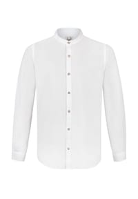 STOCKERPOINT - Trachtenhemd "Friedrich", Comfort Fit, Langarm, Stehkragen, für Herren - 0 WEISS