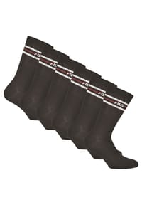 FILA - Unisex Socken, 6er Pack - Crew Socks, Strümpfe, Street, Sport (2x 3 Paar) - Blau