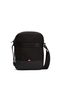 TOMMY HILFIGER - NYLON TRAVEL Umhängetasche, Emblem, für Herren - BLACK