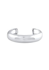 elli. PREMIUM - Armband Armreif Armspange Offen Breit Klobig 925 Silber - Silber