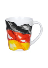 KÖNITZ - Kaffeebecher Flagge Deutschland, 380 ml - Bunt