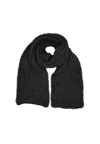 maximo® - KIDS-Schal, Felloptik - schwarz