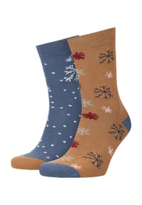 s.Oliver Socken, 2er-Pack, Winter-Design, für Damen | GALERIA