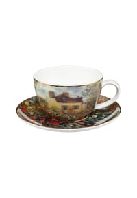 Goebel Tee-/ Cappuccinotasse Claude Monet - Das Künstlerhaus - Claude Monet - Monet - Künstlerhaus