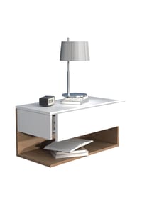 VCM. - Nachtschrank | Wandschublade | Wandboard | Nachttisch |Maße ca. H. 30 x B. 60 x T. 32 cm - Usal XL 60 cm - Anthrazit