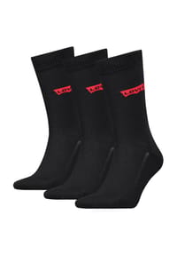 Levi's® - Socken, 3er Pack, Rippbündchen, für Herren - 001 BLACK