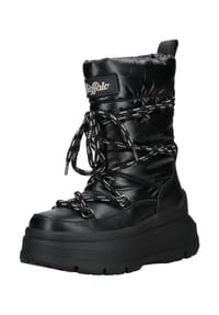 Buffalo - Lederimitat/Textil Stiefel - Schwarz