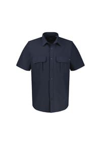LERROS - Atmungsaktives Kurzarmhemd mit praktischen Brusttaschen - CLASSIC NAVY
