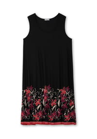 sheego - Jerseykleid - schwarz bedruckt
