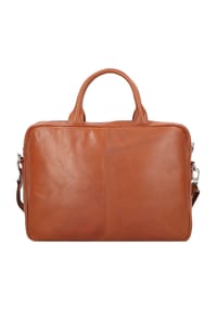 DERMATA - Aktentasche Leder 39 cm Laptopfach - braun