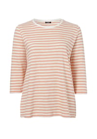 frapp - Shirt aus weicher Baumwolle - light grey/offwhite