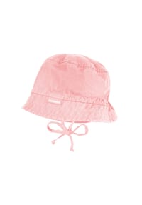 maximo® - GOTS BABY-Hütchen Waschoptik, Bindeband, UV - dogwood