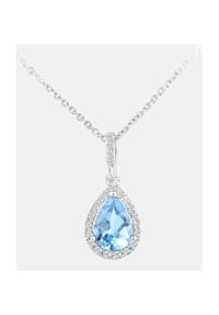 Diamant L'eternel - Kette mit Anhänger, mit Diamant, 375 Weißgold - white gold