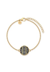 TOM TAILOR - Armband für Damen, Edelstahl, Preciosa - Gold