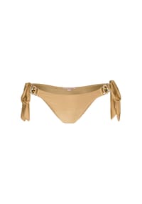 MODA MINX - Bikinihose Amour Tie Side Brazilian mit stilvollem Steinbesatz - Barbie Pink