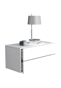 VCM. - Nachtschrank | Wandschublade | Wandboard | Nachttisch | Maße ca H. 30 x B. 60 x T. 32 cm - Usal L 60 cm - Anthrazit