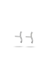 Thomas Sabo - Ohrstecker mit weißem Zirkonia - silberfarben
