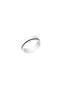 amor - Ring für Damen und Herren, Unisex, Edelstahl - Silber