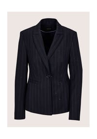 MADELEINE - Nadelstreifenblazer mit Pailletten - marine / rauchblau
