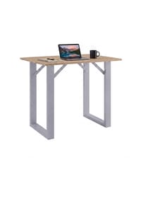 VCM. - Bartisch 140x50 cm, Tresen, Stehtisch, hoher Tisch, Bartresen, Hochtisch - Xona - Schwarz / Anthrazit