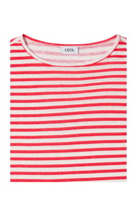 CECIL - T-Shirt, U-Boot-Ausschnitt, für Damen - 27325 JUST KHAKI