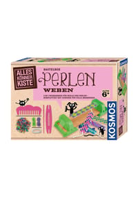 KOSMOS - Bastelset "Perlen Weben", 2-in-1 Webrahmen - 