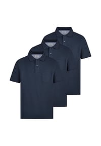redmond - Poloshirt 3er Pack Basic - Beige