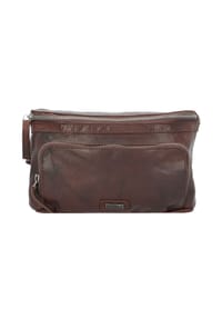 SPIKES & SPARROW® - Bronco Gürteltasche Leder 23 cm - darkbrown