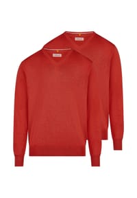redmond - Pullover 2er Pack Basic - Schwarz